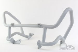 These crash bars were designed to protect the BMW F800GS body and vital components around the engine in case of a fall or drop. Available at www.OutbackMotortek.com