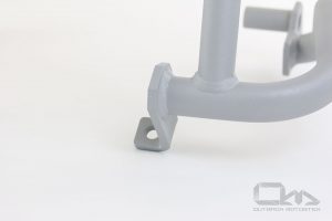 These crash bars were designed to protect the BMW F800GS body and vital components around the engine in case of a fall or drop. Available at www.OutbackMotortek.com