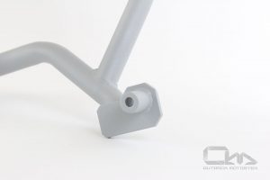 These crash bars were designed to protect the BMW F800GS body and vital components around the engine in case of a fall or drop. Available at www.OutbackMotortek.com
