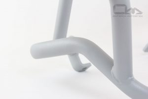 These crash bars were designed to protect the BMW F800GS body and vital components around the engine in case of a fall or drop. Available at www.OutbackMotortek.com