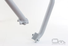 These crash bars were designed to protect the BMW F800GS body and vital components around the engine in case of a fall or drop. Available at www.OutbackMotortek.com